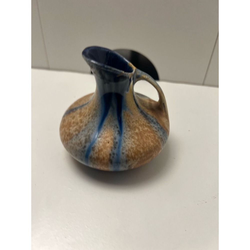 C.A. Crafted in U.S.A. Vintage Speckled Ceramic Pitcher